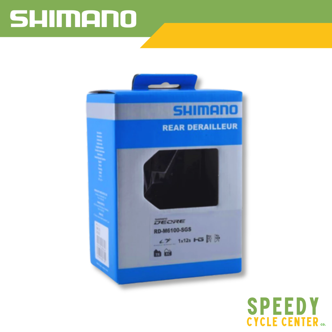 SHIMANO DEORE Rear Derailleur SHIMANO SHADOW RD+ 1x12-Speed RD-M6100-SGS