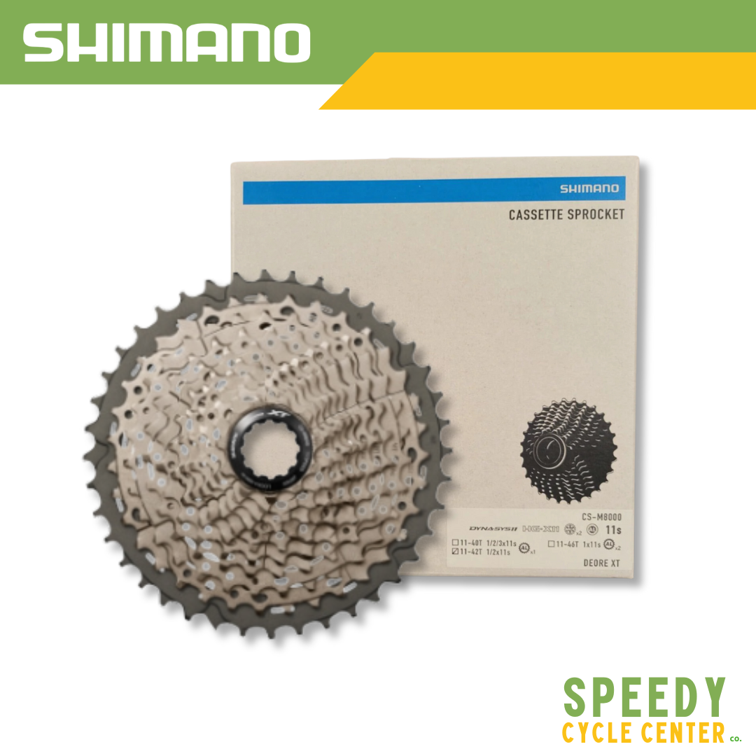 SHIMANO DEORE XT Cassette Sprocket 11 Speed CS-M8000 11-42T HG DYNASYS11