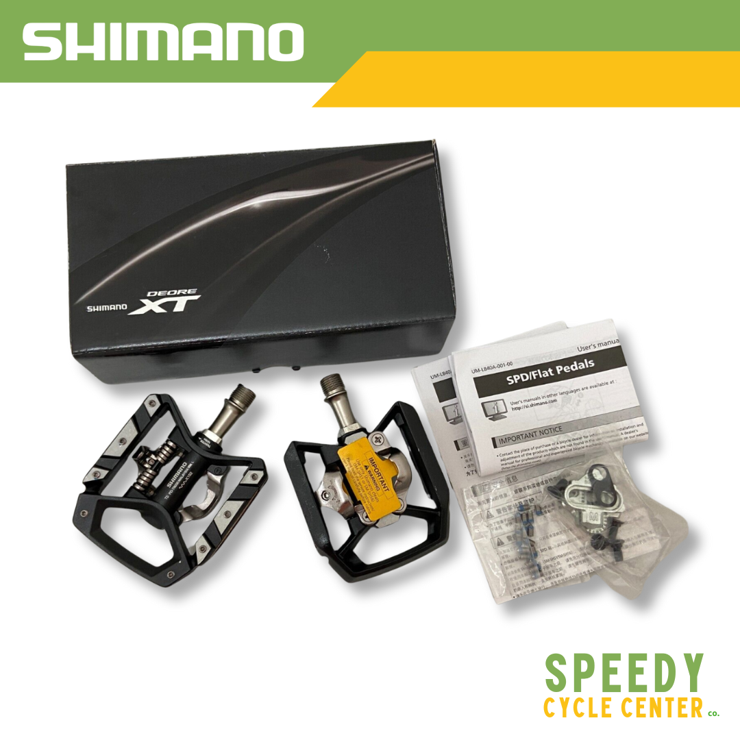 SHIMANO DEORE XT PD-T8000 SM-SH56 SPD/Flat Trekking Pedals w/ Cleats
