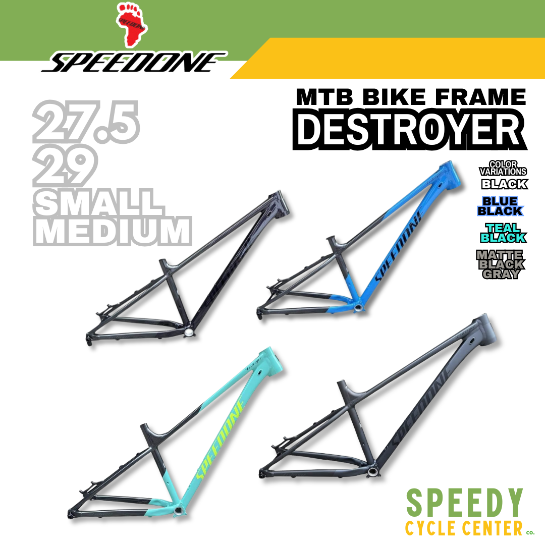 SPEEDONE DESTROYER MTB Bike Frame 27.5 / 29 Small/Medium Size Aluminum AL6061 T6