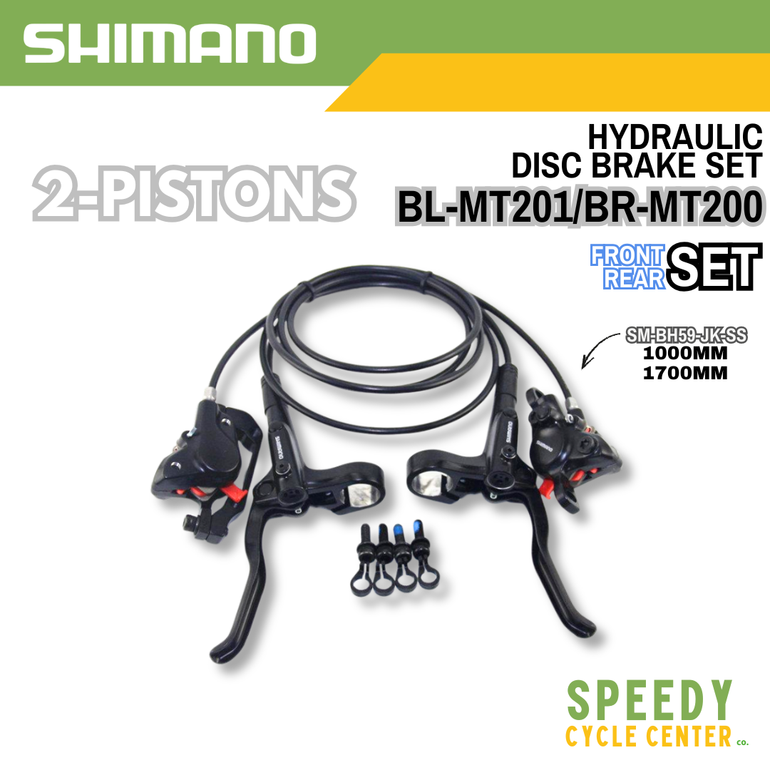 SHIMANO HYDRAULIC DISC BRAKE Front/Rear Set BL-MT201 / BR-MT200