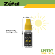 ZEFAL CHAIN LUBE 10ML EXTRA WET / EXTRA DRY | PREMIUM CHAIN LUBRICANT