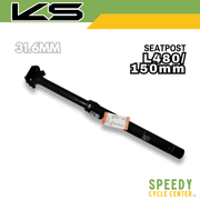 KS Dropper Seatpost E20 C228 31.6mm L480 / 150mm