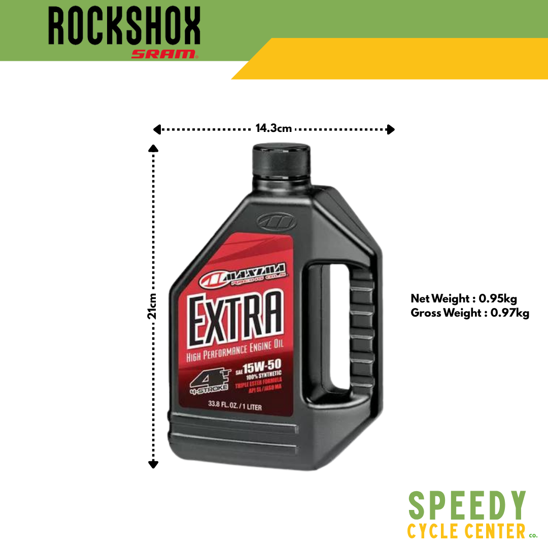 ROCKSHOX Rear Shock Air Can MAXIMA Oil 15W-50 1L by SRAM