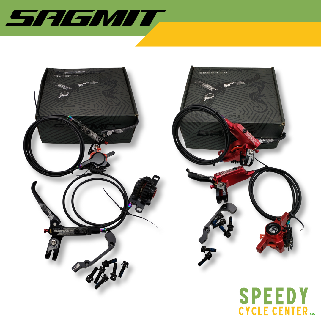 SAGMIT Edison 2.0 Hydraulic Disc Brake Set CNC Alloy MTB Dual Piston Brake Set