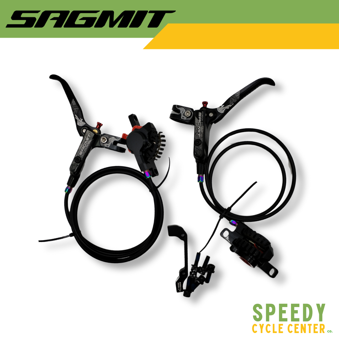 SAGMIT Edison 2.0 Hydraulic Disc Brake Set CNC Alloy MTB Dual Piston Brake Set
