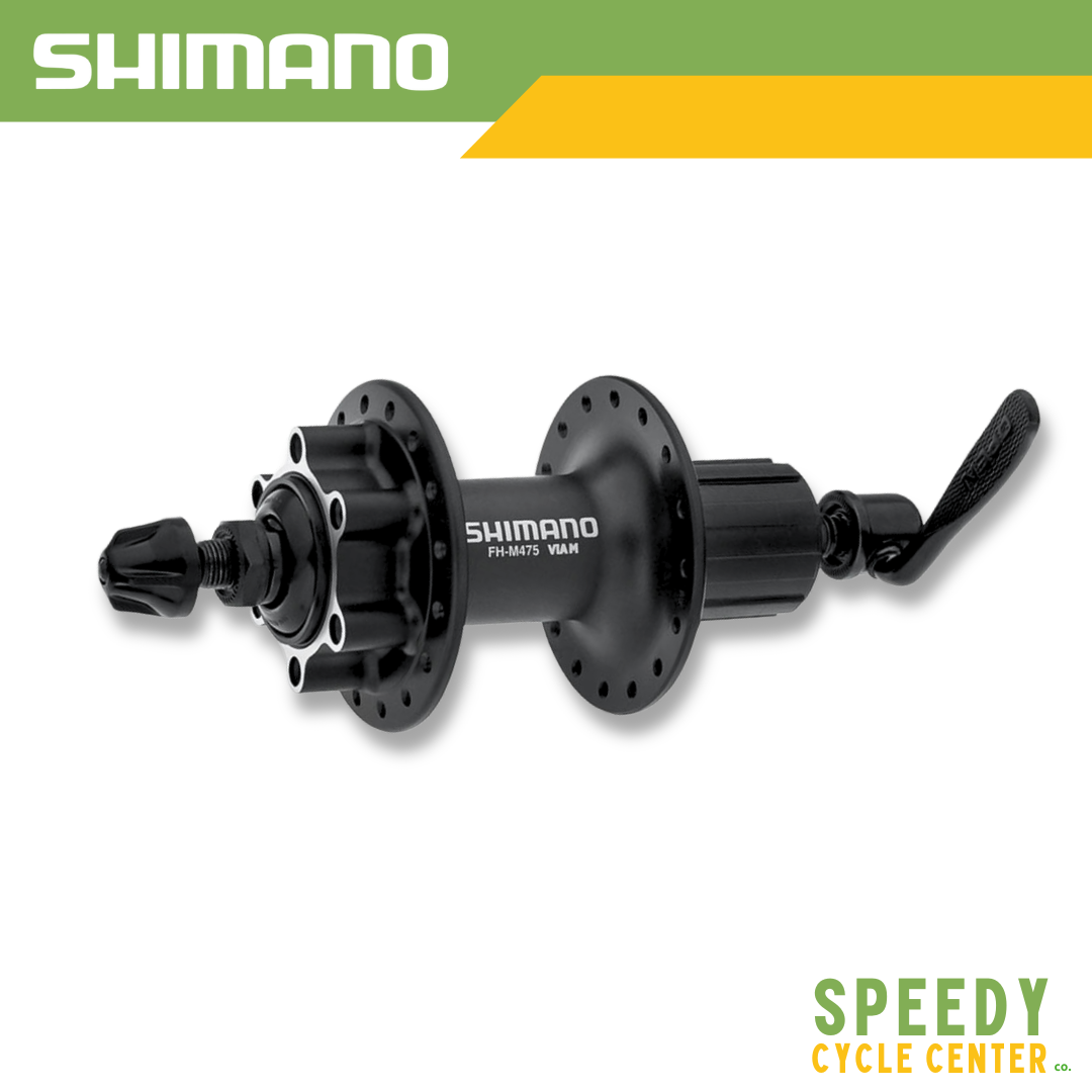 SHIMANO FH-M475 MTB Rear Freehub 32H / 36H 8-10Spd w/ QR Skewer 170mm