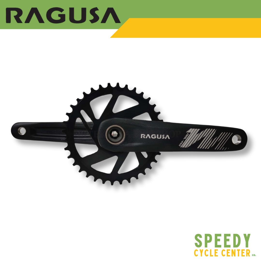 RAGUSA Front Chainwheel XM-700 Hollowtech MTB Crankset 1x36T w/ BB
