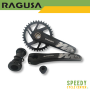 RAGUSA Front Chainwheel XM-700 Hollowtech MTB Crankset 1x36T w/ BB