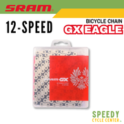 SRAM GX EAGLE BIKE CHAIN 12 SPEED 126L MTB SOLID PIN POWERLOCK