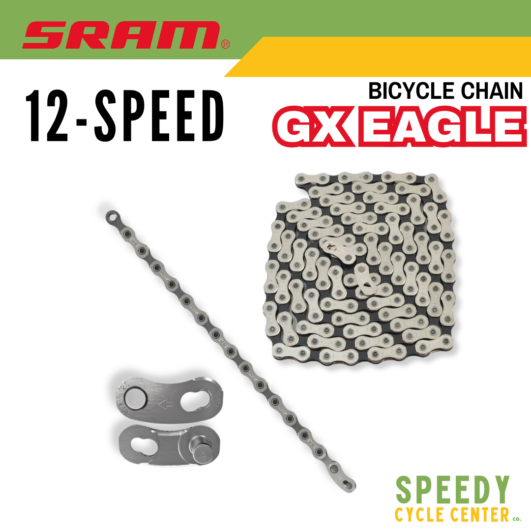 SRAM GX EAGLE BIKE CHAIN 12 SPEED 126L MTB SOLID PIN POWERLOCK