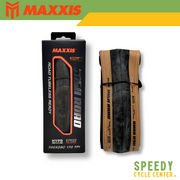 MAXXIS HIGH ROAD Folding Tubeless Ready Tire 700x25C / 700x28C / 700x32C BLK/TAN