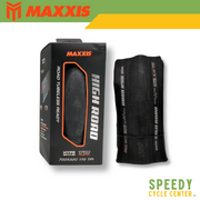 MAXXIS HIGH ROAD Folding Tubeless Ready Tire 700x25C / 700x28C / 700x32C BLK/TAN