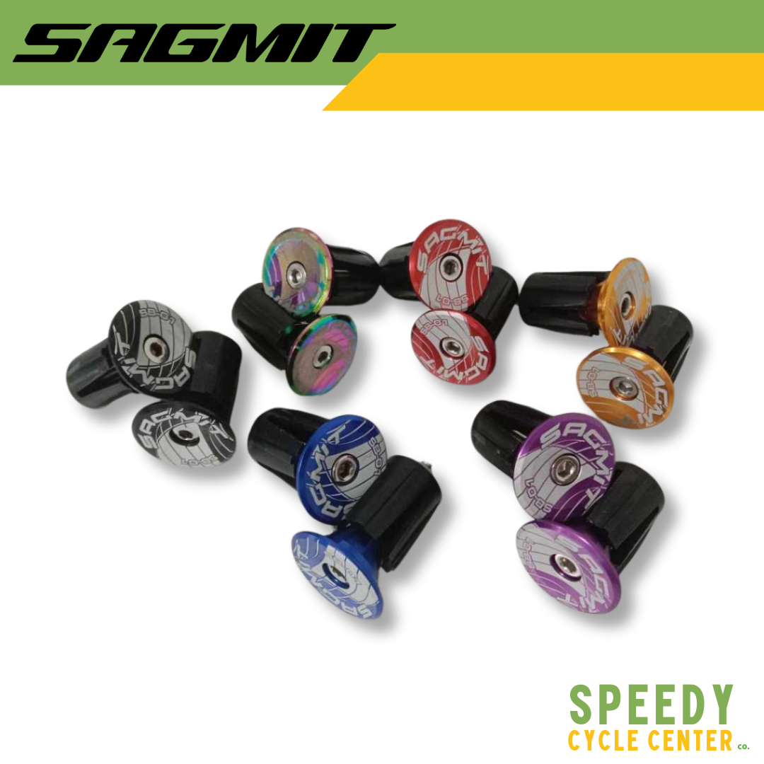 SAGMIT Handlebar End Lock SB-01 CNC Alloy (Sold by Pair)