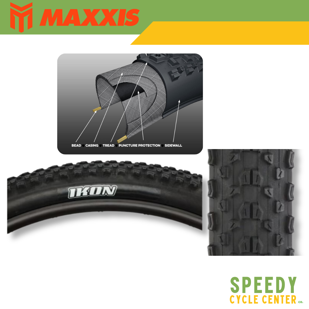 MAXXIS IKON WIRED TIRE MTB XC 26x2.20 / 27.5x2.20 / 29x2.20 ( Sold Per Piece )