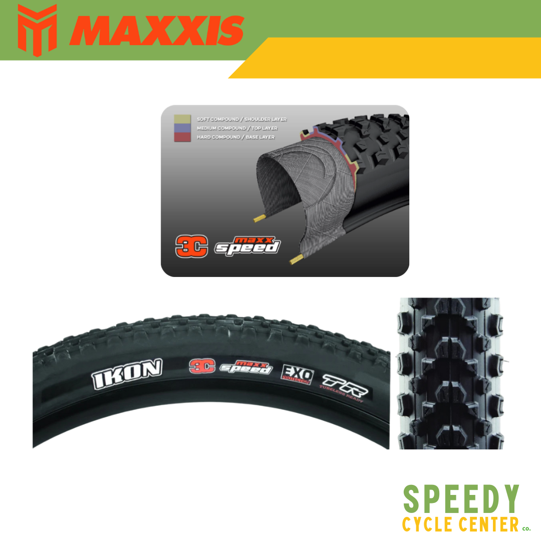 MAXXIS IKON 29x2.20 TANWALL / BLACK(3C) EXO/TR/Folding Tire 60 PSI (1PC)