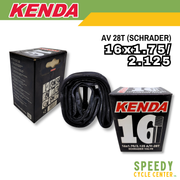 KENDA Inner Tube 16x1.75/2.125 Schrader Valve 28T