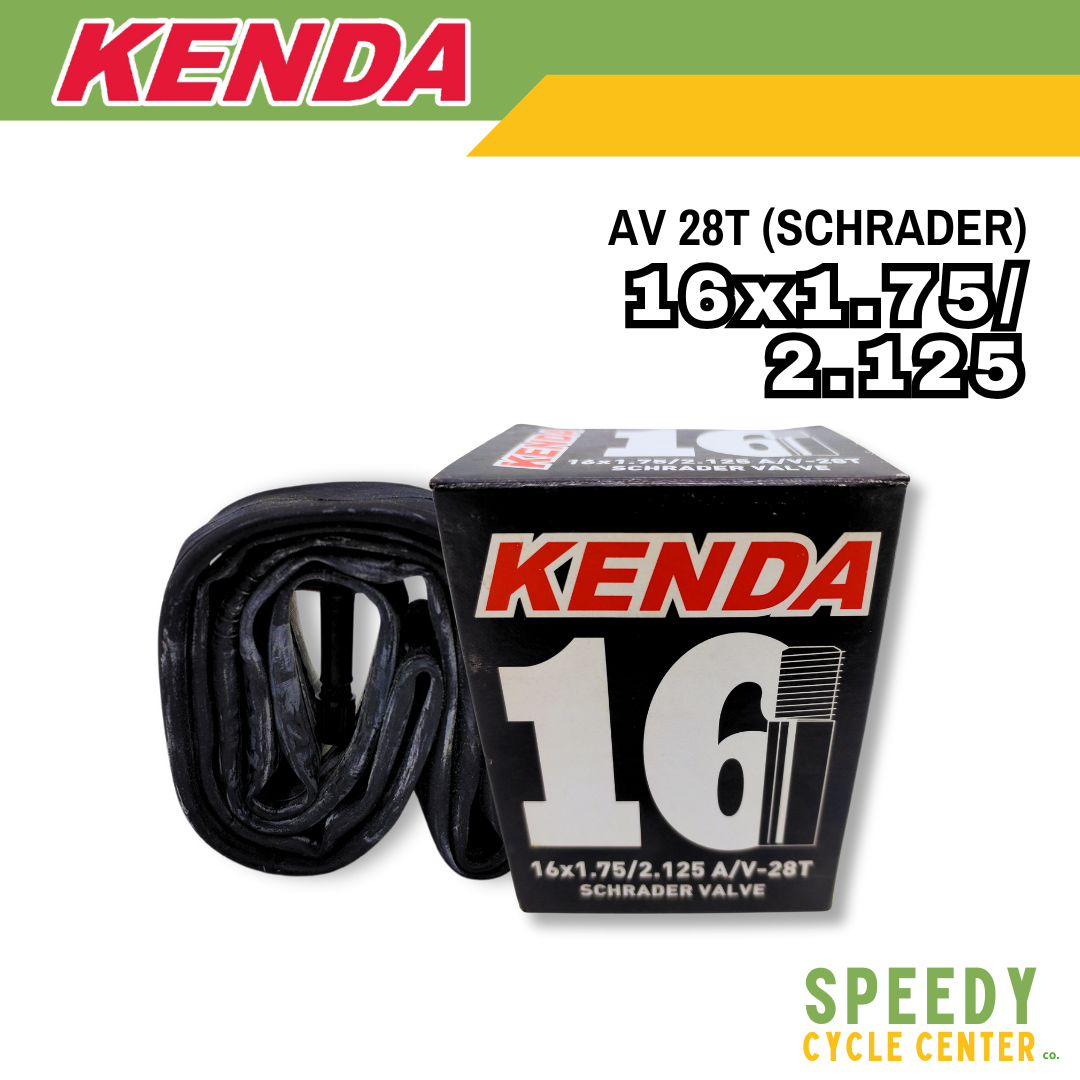 KENDA Inner Tube 16x1.75/2.125 Schrader Valve 28T