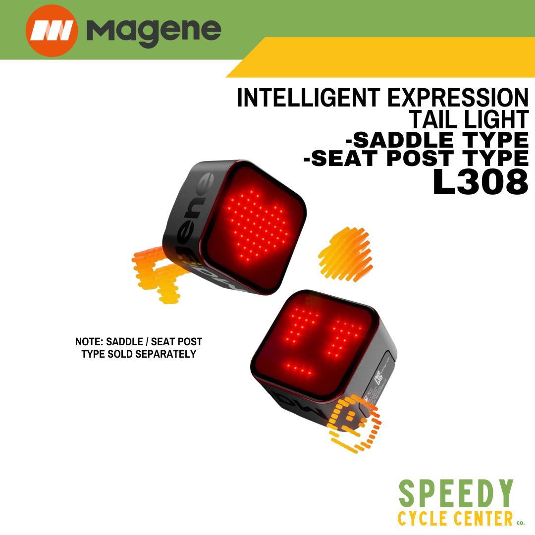 MAGENE Intelligent Expression Tail Light L308 Saddle / Seat Post Type Mount IPX6