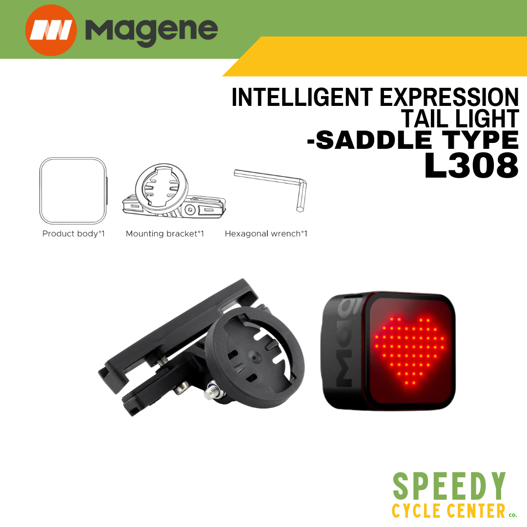 MAGENE Intelligent Expression Tail Light L308 Saddle / Seat Post Type Mount IPX6