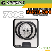 ELITEWHEELS MARVEL 50D II 700c Disc Brake Carbon Wheelset HG ETRTO-Compliant