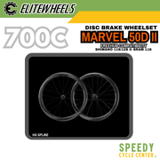 ELITEWHEELS MARVEL 50D II 700c Disc Brake Carbon Wheelset HG ETRTO-Compliant