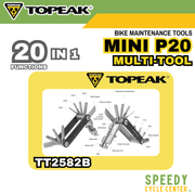 TOPEAK MINI P20 Precision Multi-Tool 20-Functions TT2582B