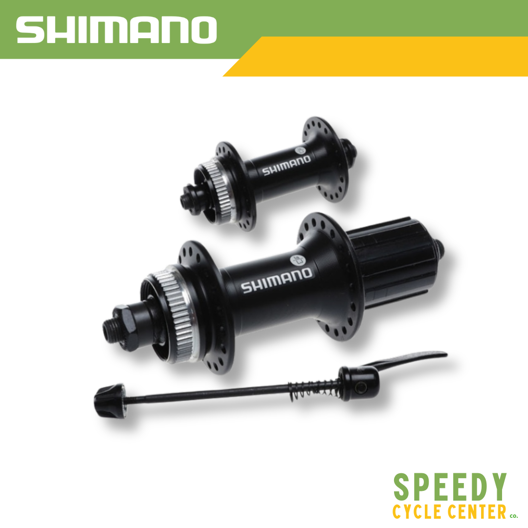 SHIMANO MTB Hub Set RM35L 9-Speed 28H CENTER LOCK F/R
