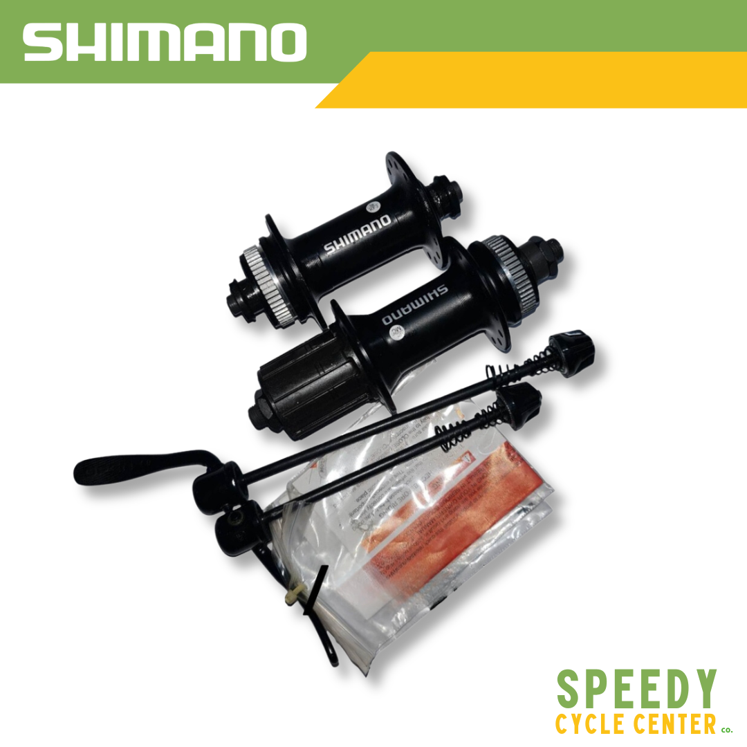 SHIMANO MTB Hub Set RM35L 9-Speed 28H CENTER LOCK F/R