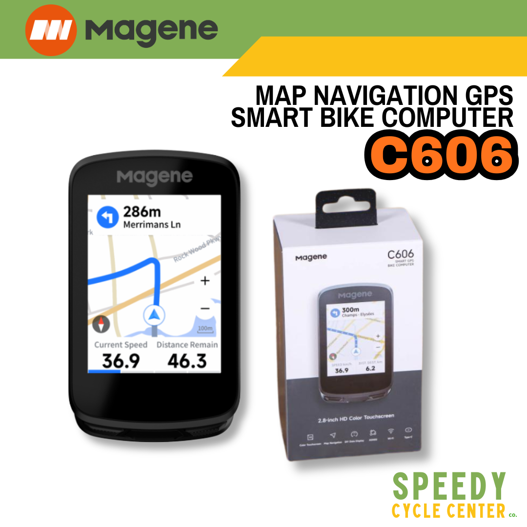 MAGENE Map Navigation GPS C606 Smart Bike Computer Colored Touchscreen IPX7
