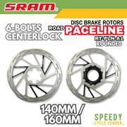 SRAM PACELINE Disc Brake Rotor 6-Bolts / Centerlock 140mm/160mm Rounded