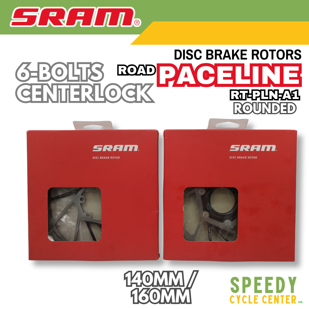 SRAM PACELINE Disc Brake Rotor 6-Bolts / Centerlock 140mm/160mm Rounded