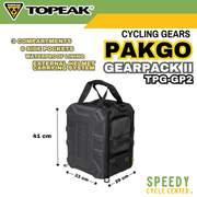 TOPEAK PAKGO GEARPACK II Cycling Gears Waterproof Hard Shell Backpack TPG-GP2