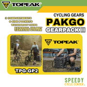 TOPEAK PAKGO GEARPACK II Cycling Gears Waterproof Hard Shell Backpack TPG-GP2
