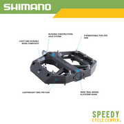 SHIMANO PD-GR400 Flat Pedals Black (Pair)