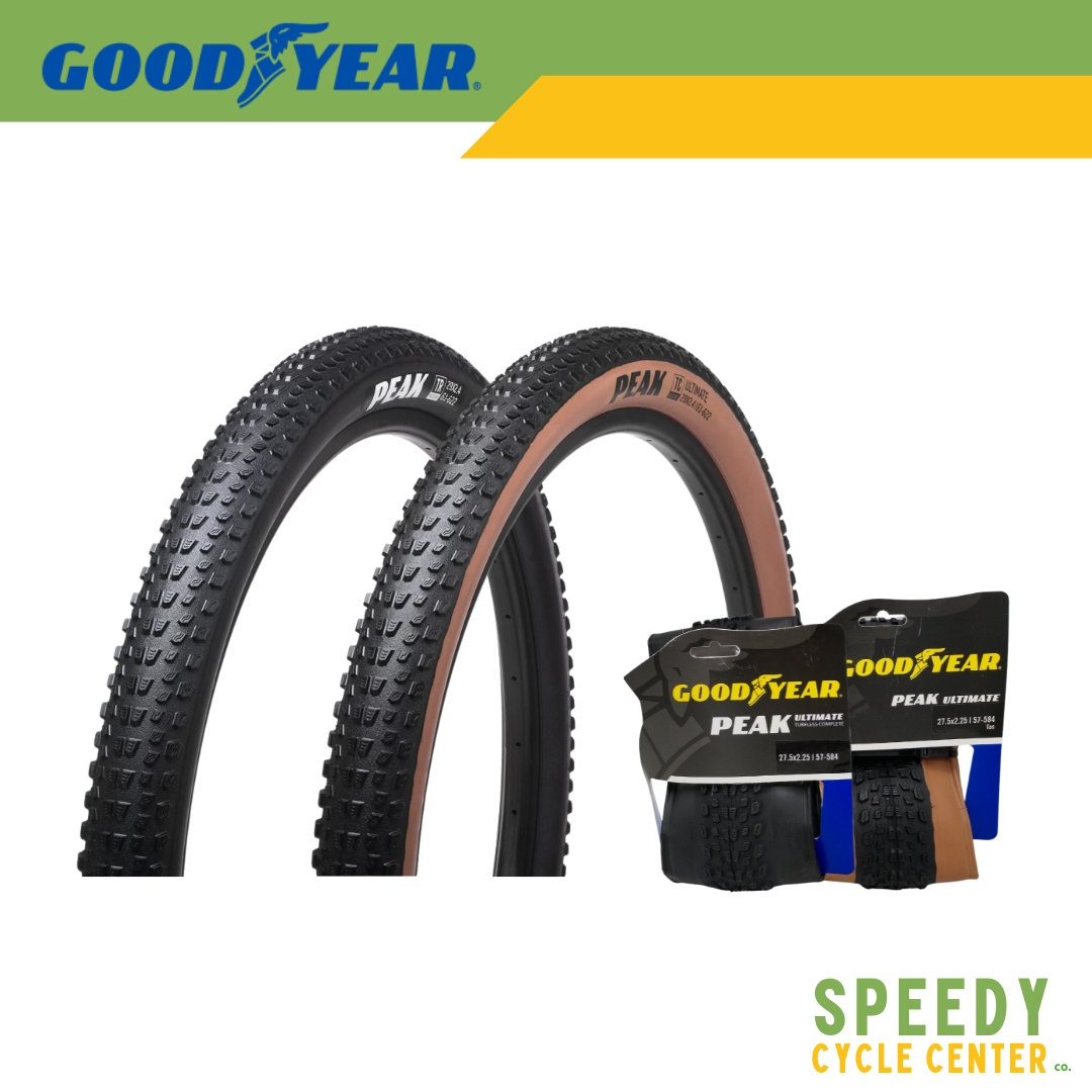 GOODYEAR Folding Tire PEAK ULTIMATE 27.5x2.25 Tubeless Complete Black / Tan (1pc)