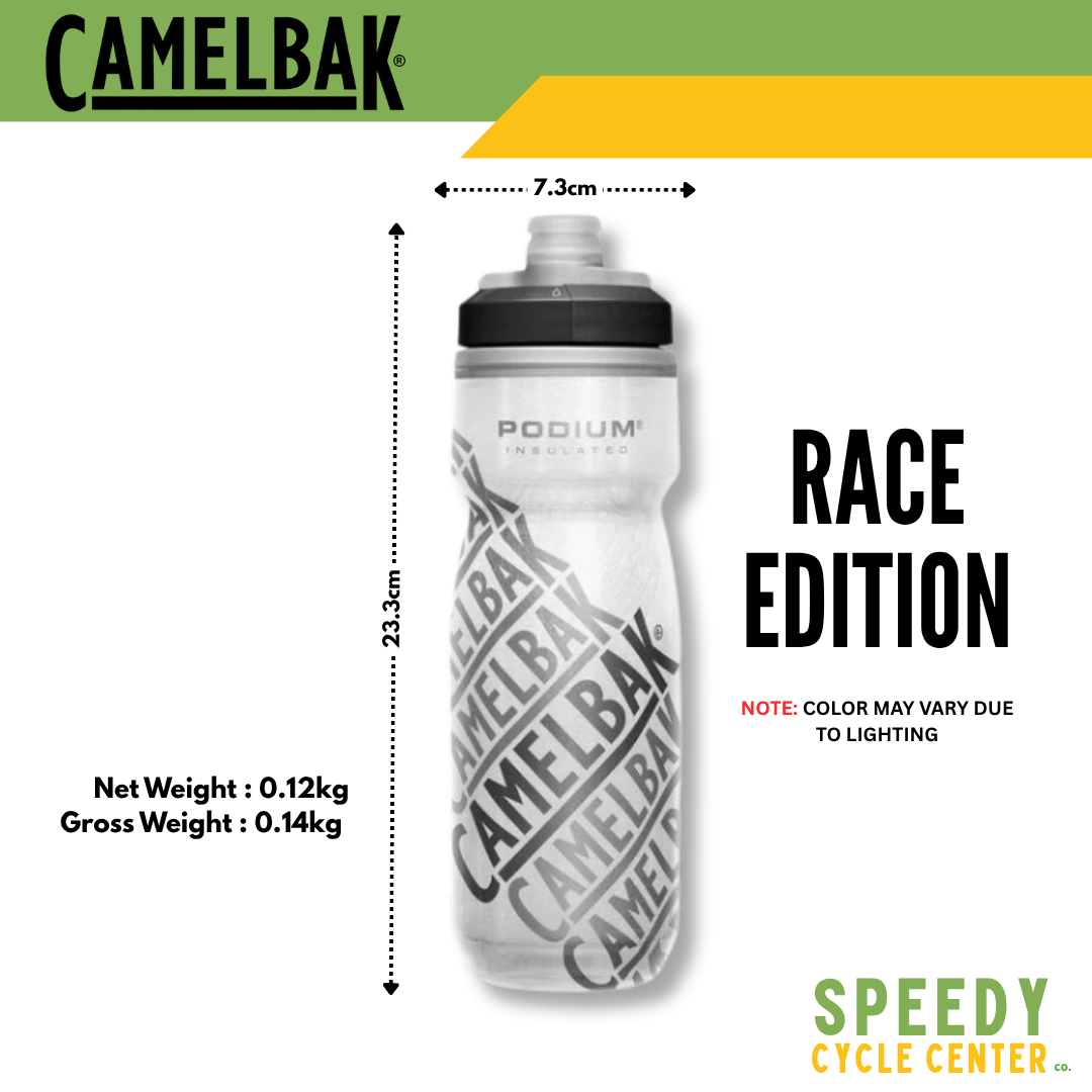 CAMELBAK PODIUM CHILL Cycling Water Bottle 21oz (10 Color Variants)