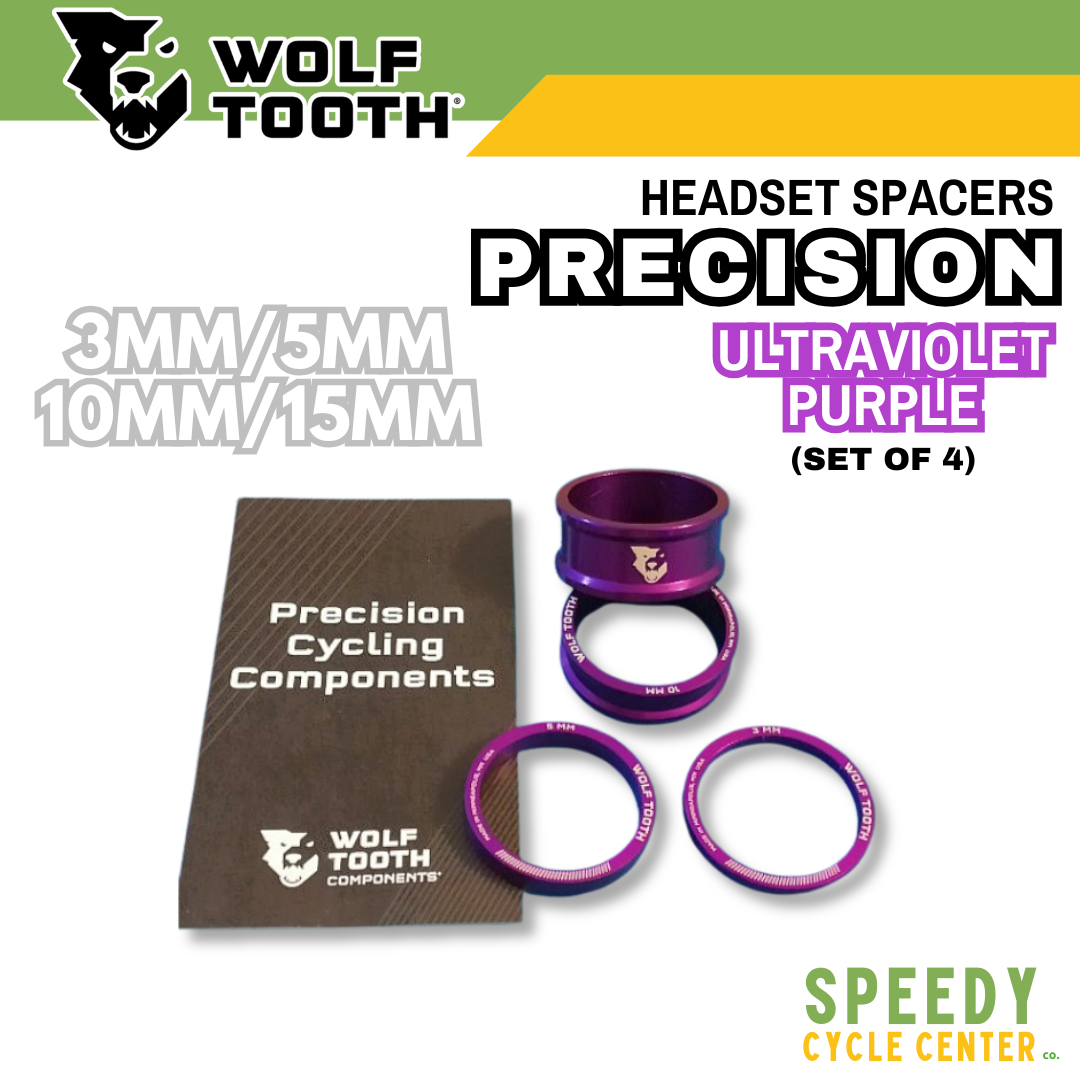 WOLF TOOTH PRECISION HEADSET SPACERS KIT (Set of 4) 3mm/5mm/10mm/15mm