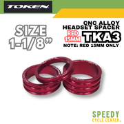 TOKEN PYRO CNC Alloy Headset Spacer TKA1 5mm / TKA2 10mm / TKA3 15mm (Per Piece)