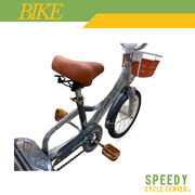 3 Wheels Kiddie Bike With Basket Gray