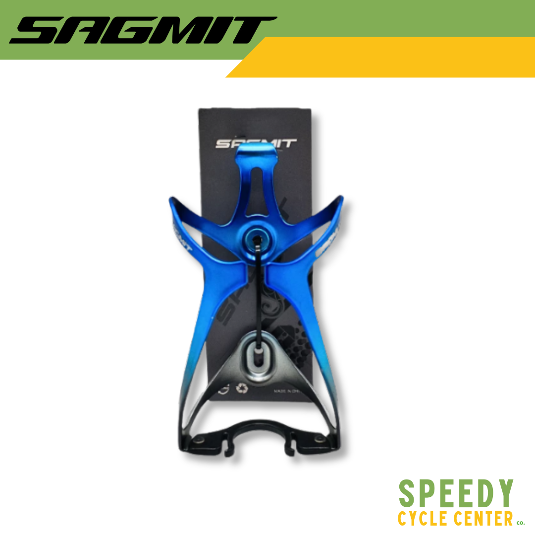 SAGMIT Phantom Bottle Cage Alloy Blue / Red
