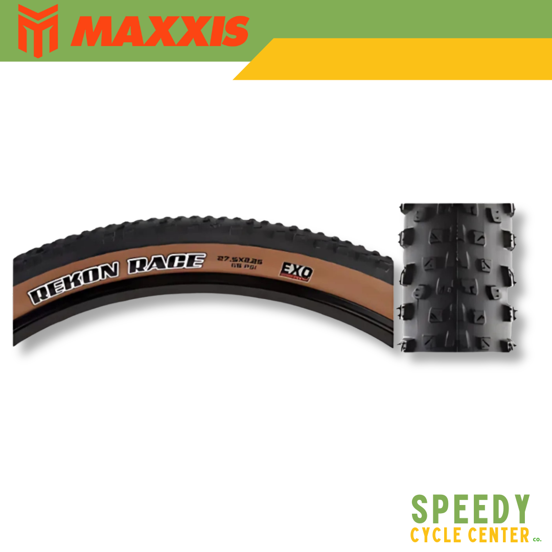 MAXXIS REKON RACE 27.5x2.25 / 29x2.25 Tan Skin Wall Wire Bead Tire