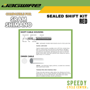 JAGWIRE ROAD ELITE Sealed Shift Kit For SRAM/Shimano RCK454 Red