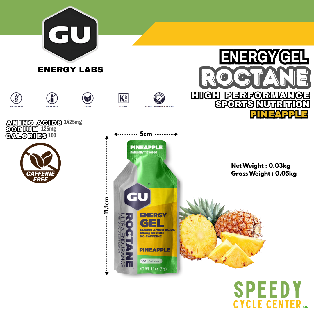 GU ENERGY LABS ROCTANE ENERGY GEL High Performance Sports Nutrition 32grams (1pc)