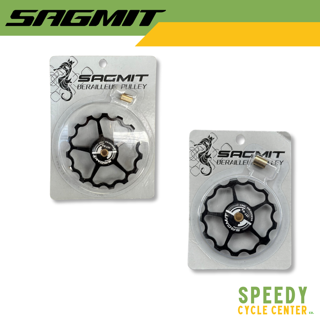 SAGMIT Rear Derailleur Roller Pulley 15T / 13T Road/MTB Black