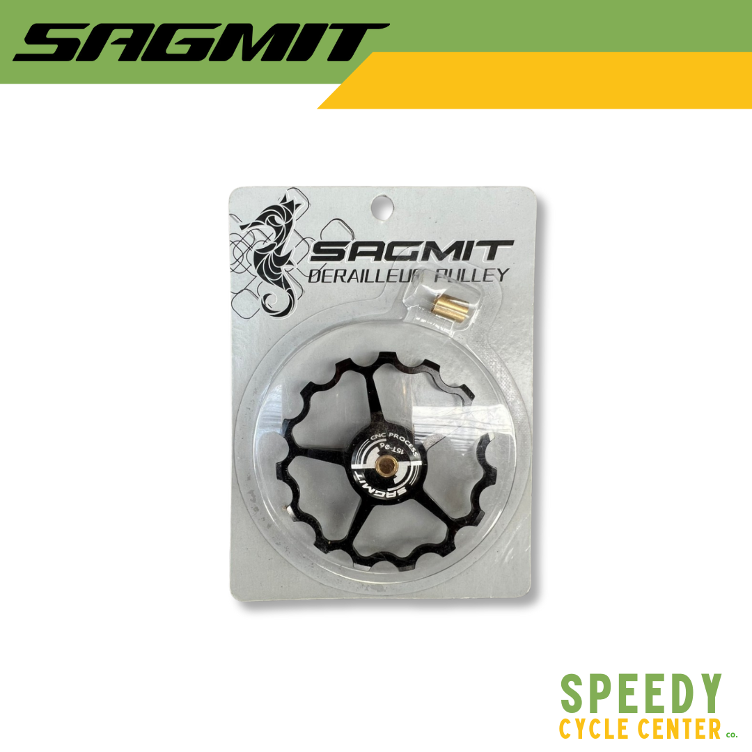 SAGMIT Rear Derailleur Roller Pulley 15T / 13T Road/MTB Black
