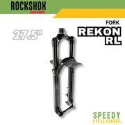 ROCKSHOX Recon Fork RL Silver 27.5 Boost 15x110 Solo Air 120mm Tapered Black