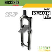 ROCKSHOX Recon Fork RL Silver 27.5 Boost 15x110 Solo Air 120mm Tapered Black