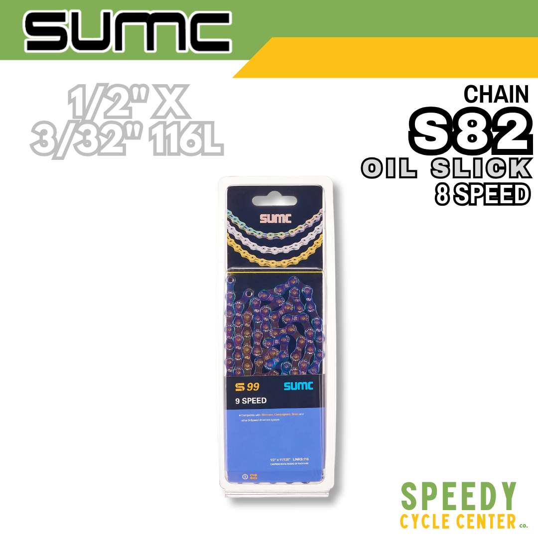 SUMC S82 8 SPEED BIKE CHAIN OIL SLICK