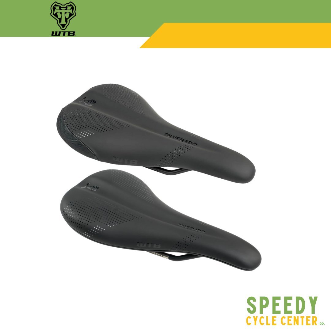 WTB Saddle SILVERADO Steel / Cromoly Medium Width 100-130mm Thin Padding